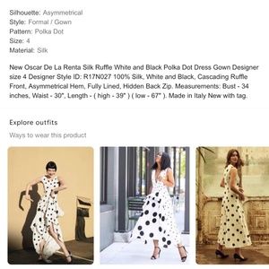 New Oscar de la Renta dress